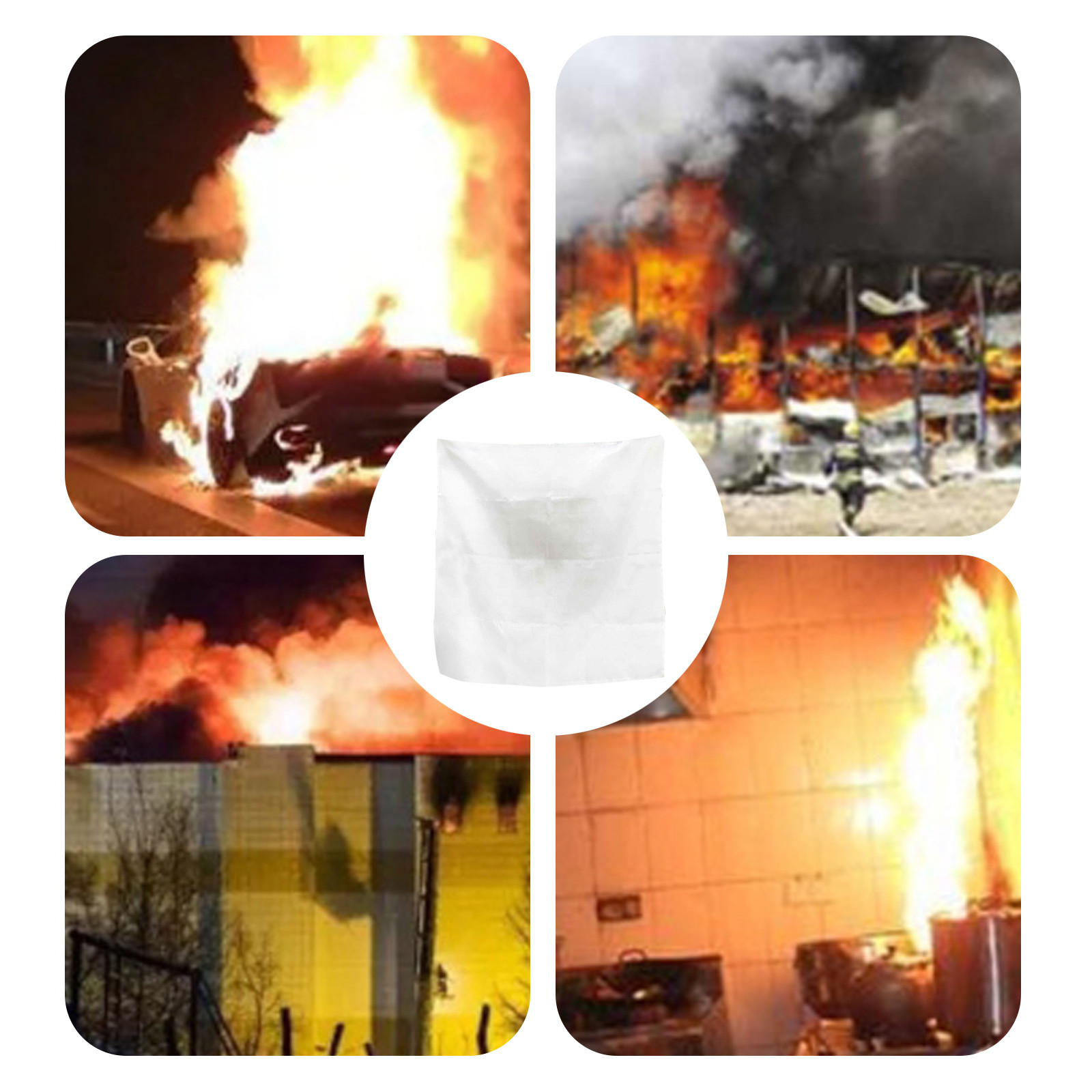 Feuer Decke Kampf Feuerlöscher Zelt Boot Notfall Decke Überleben Fiberglas Feuer Shelter Sicherheits Abdeckung