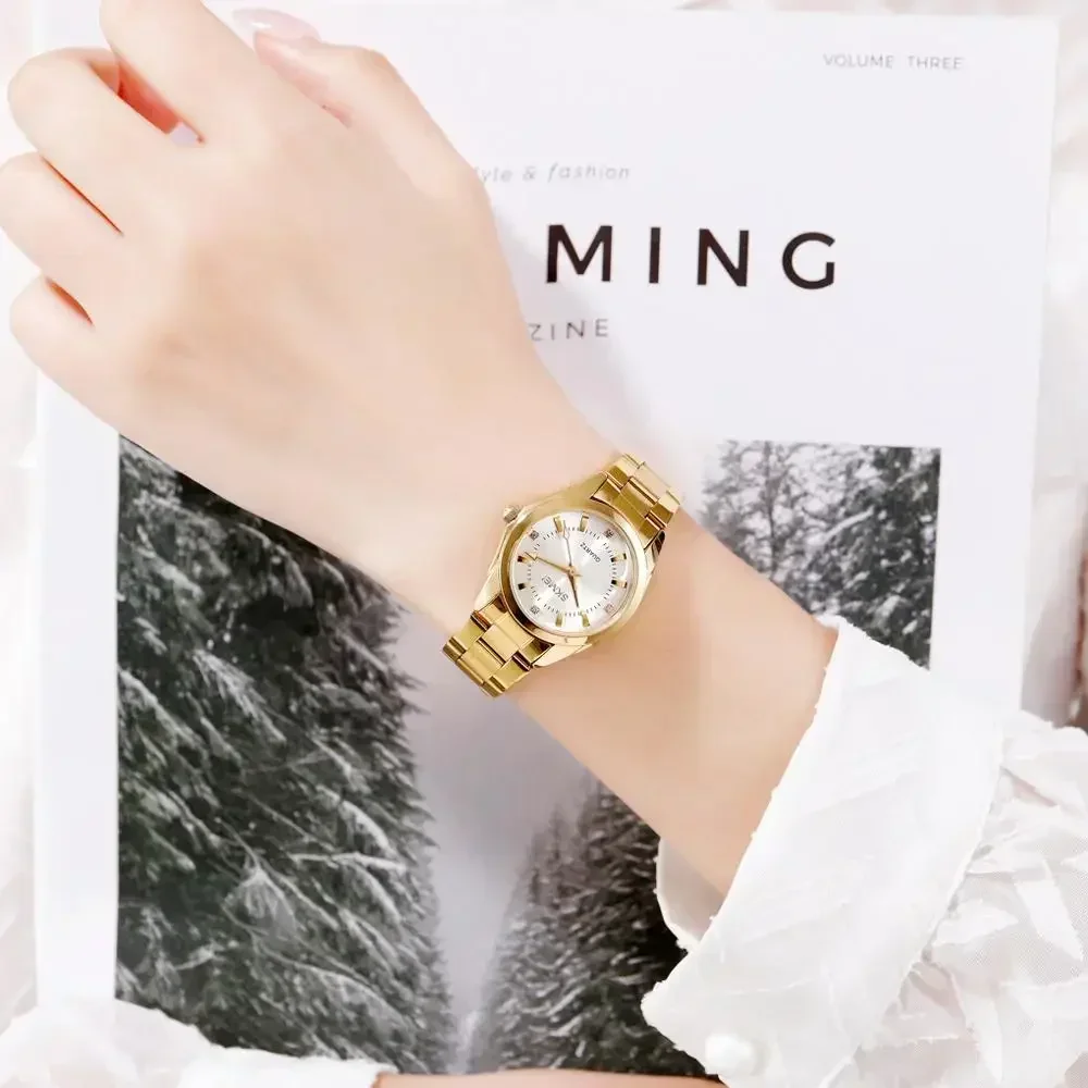 SKMEI1620 para mujer, reloj fino para mujer, reloj de cuarzo Simple a la moda para mujer, relojes de cuarzo de lujo con movimiento