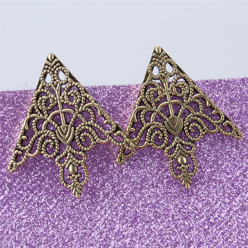 Mode Hemd Kragen Brosche Pin Ecke Schnallen Vintage Krone Hohl muster für Männer Frauen Ecke Kleidung Accessoires