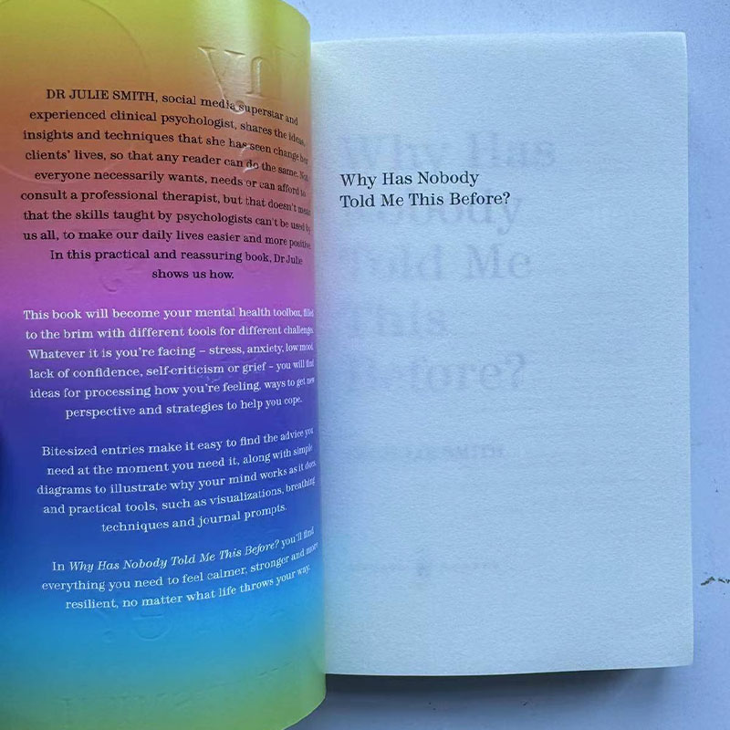 1 Book Why Has Nobody Told Me This Before? By Julie Smith Paperback The NO.1 Bestseller Book