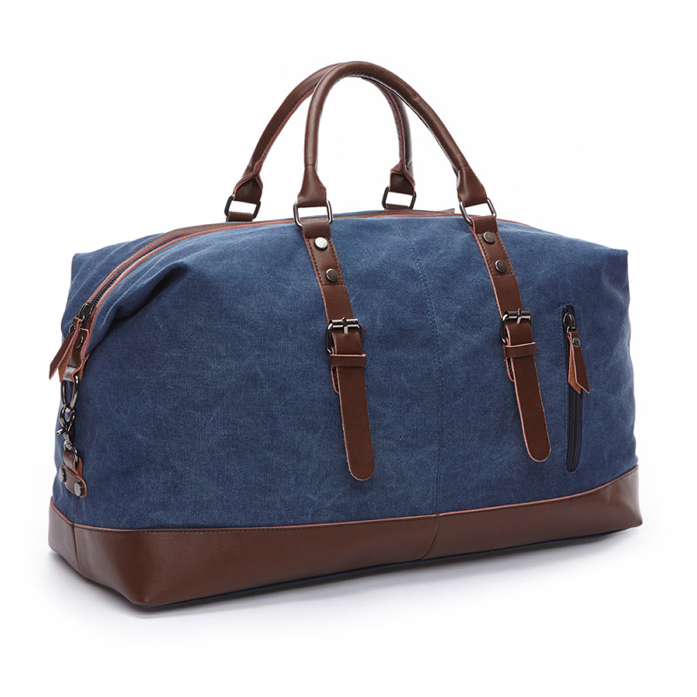 Original Canvas Leder Männer Reisetaschen tragen Gepäck taschen Männer Reisetaschen Reisetasche große Wochenend tasche über Nacht