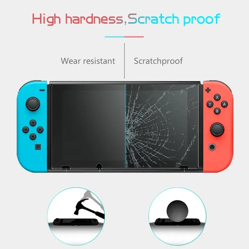 Vetro temperato HD trasparente trasparente 9H - Il salvaschermo ideale per Nintendo Switch