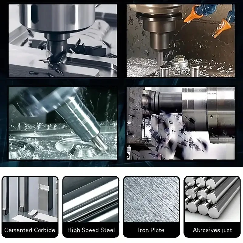 7pcs HSS Center Drill Bits Set 60 Degrees Core Drill Bit Power Tool Metal Drilling For Lathe Metalworking 1/1.5/2/2.5/3/4/5mm