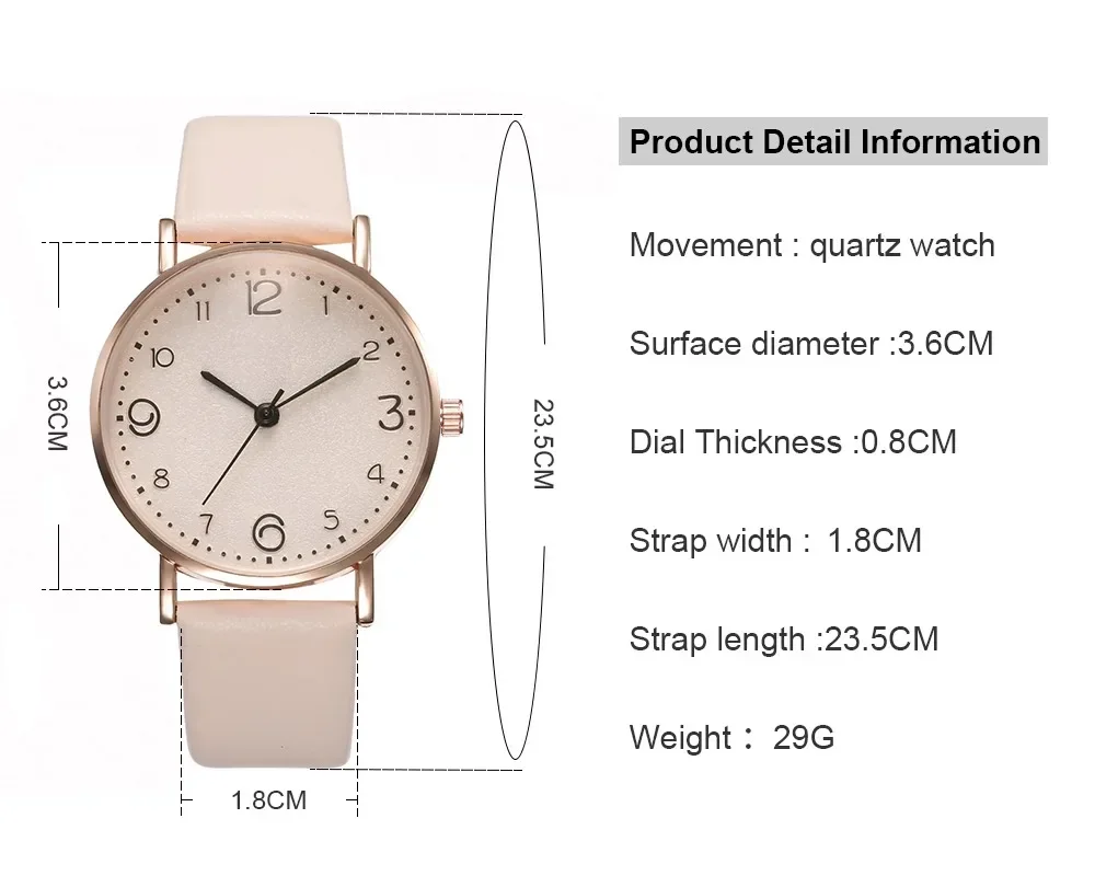 Nueva moda estilo simple señoras niñas relojes de cuarzo Reloj de pulsera para mujeres Reloj Mujer Часы Ж Dön Ij.... Нару