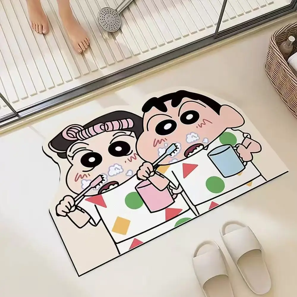 Wasseraufnahmematte für Duschraum, schnell trocknend, modische Geschenke für Zuhause und exquisite Cartoon-Anime, weiche und bequeme Anime-Periphe
