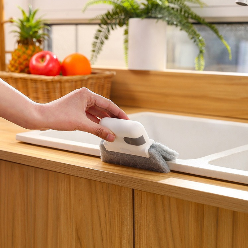 Window Cleaning Brush Windowsill Groove Deadend Cabinet Crevice Brush Removable Household Multifunctional Cleaning Tools