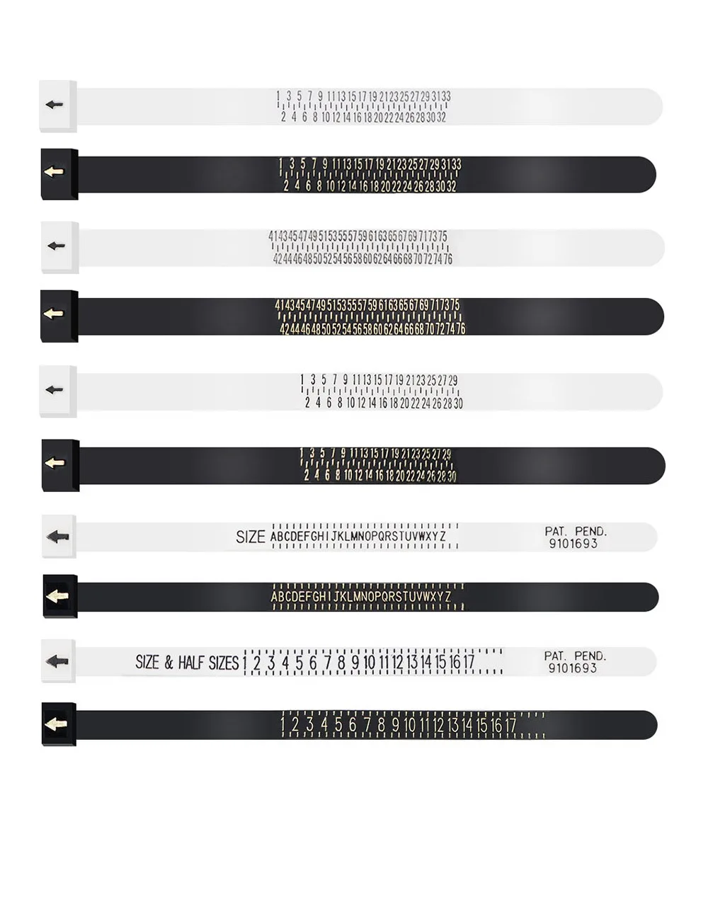 UK/US/EU/HK/JP Ring Sizer Finger Circumference Size Measurement Belt Measuring Reusable Finger Size Gauge Jewelry Sizing Tool