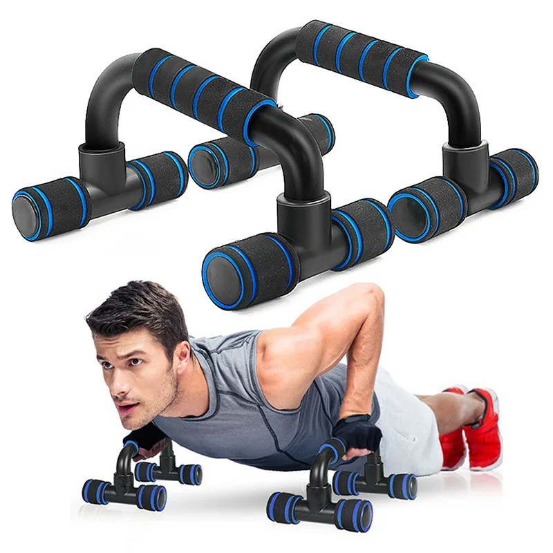 Barra di supporto push-up antiscivolo a forma di H Supporto per fitness domestico Power Rack Maniglie per palestra Barre push-up Braccio per esercizi Allenamento muscolare toracico