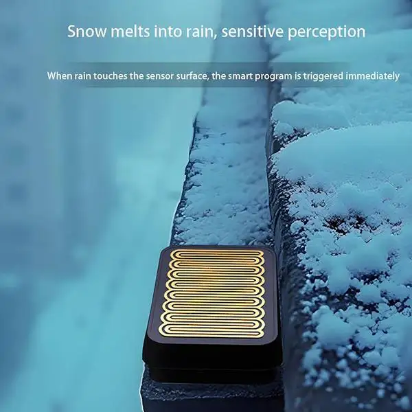 eWelink Zigbee Smart Rain Sensor สําหรับการตรวจจับฝนไร้สายกลางแจ้งกันน้ํา ต้องใช้ฮับ Zigbee การควบคุมการเชื่อมโยง