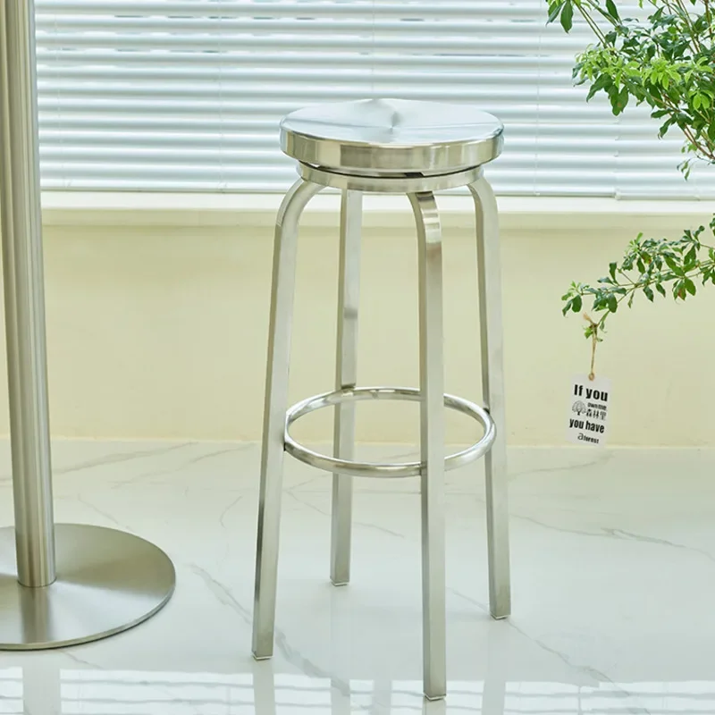 Kitchen Bar Chair, Modern Industrial Wind Iron Art Stool, Nordic Web Celebrity Simple Bar Chair, Counter Seating