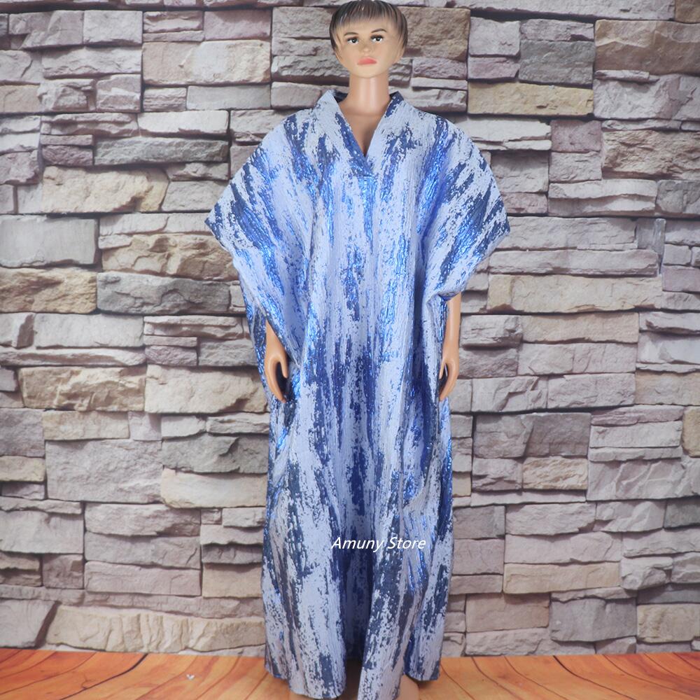 Robe ample en tissu jacquard doré, personnalisée, cher, pour mère afro-américaine