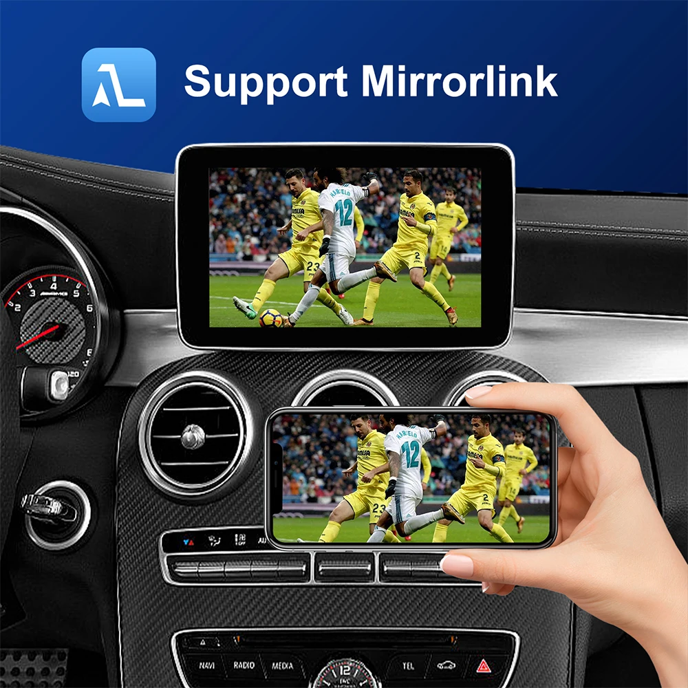 Wireless Carplay Suitable for Mercedes Benz A B C E CLA GLA GLK ML Sprinter NTG4.5 Becker Module Android Auto Navigation