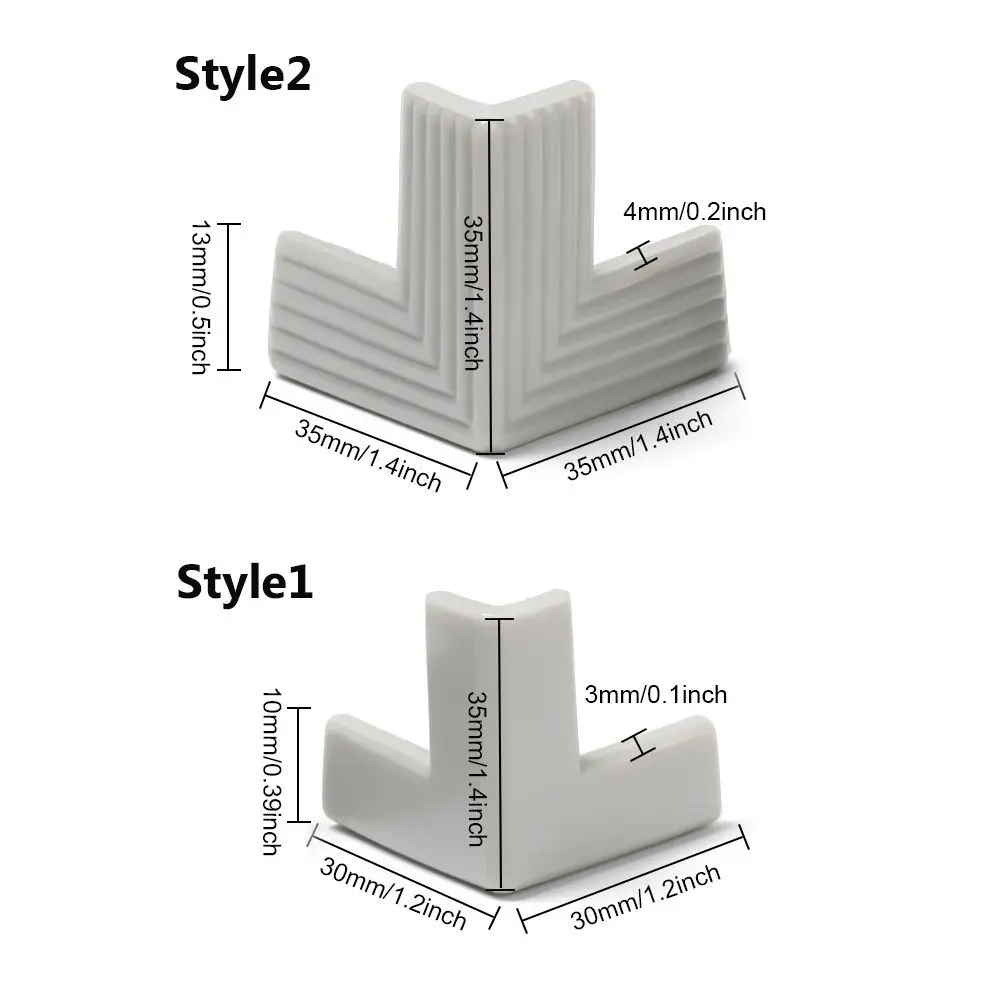 4PCS ซิลิคอนเด็กปลอดภัยมุมโต๊ะมุมยามเด็กความปลอดภัย EDGE Guards สําหรับเด็กทารกป้องกัน