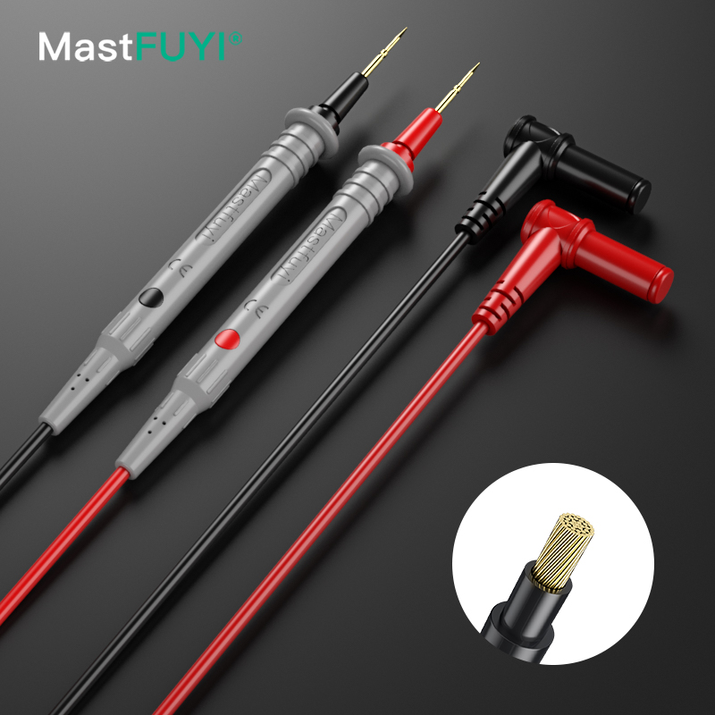 MASTFUYI FY-S47 Цифровой мультиметр Щуп Измерительные провода 1000 В 20 А Универсальный наконечник иглы Мультиметр Тестер Свинцовый зонд Провод Ручка Кабель