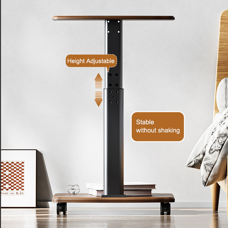 Multifunktionaler Sofa-Seitenregal, Tisch, Haushalt, Teetisch, Nachttisch, Tisch, mobiles Lagerregal für Computer mit Rad