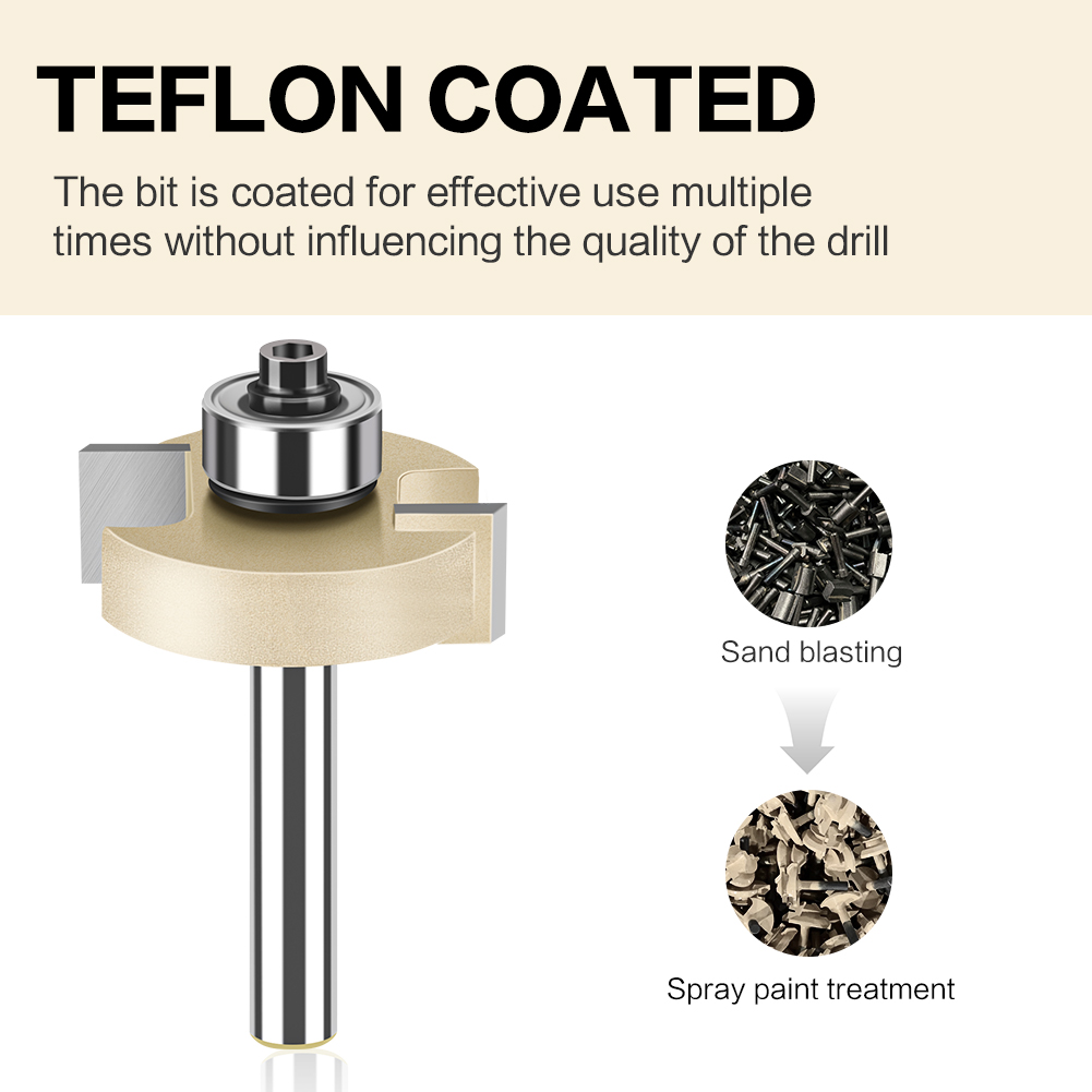 Фреза Т-образной формы с хвостовиком дюйма, 6 мм