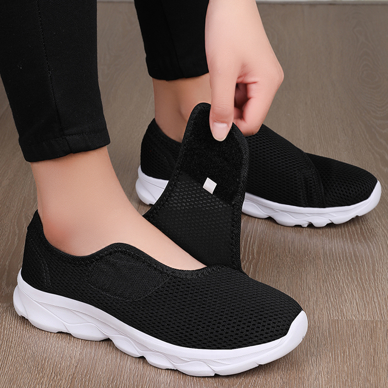 Neue lässige Orthopädie breite Füße geschwollene Schuhe Daumen Eversion Anpassung weiche bequeme Diabetiker Schuh Wanderschuhe