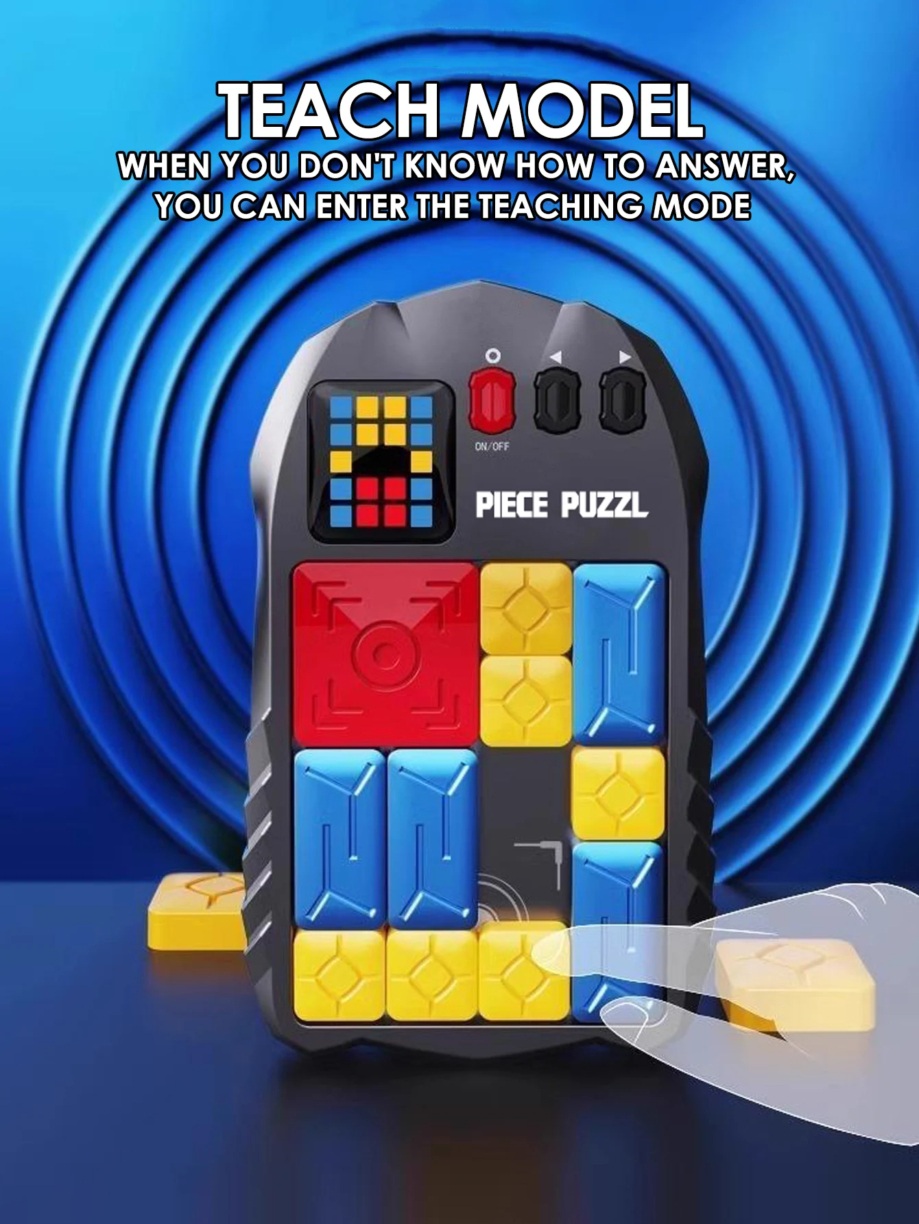 Puzzle magnétique défi blocs coulissants 500 plus de niveaux jeu de casse-tête, jouet éducatif Fidget cadeau d'anniversaire de noël pour les enfants
