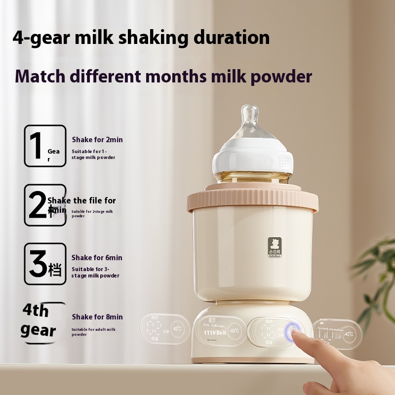 Aquecedor de mamadeiras Snow Bear para misturador de leite em pó para bebês