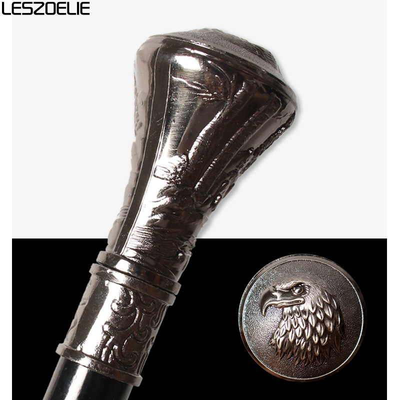 ไม้เท้า3ชิ้นด้ามหัวนกอินทรี104ซม. ไม้เท้าเดินผู้ชายแฟชั่นผู้หญิงไม้เท้าหรูหรา