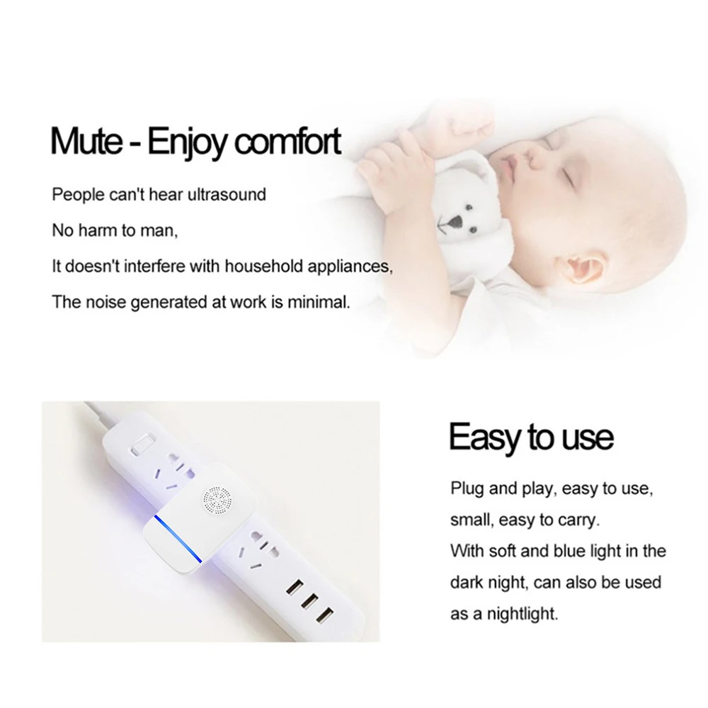 Home Smart Electric Ultrasonic Pest Repeller Energy Saver Power Socket Adapter US UK EU AU PLUG AC 110V 220V