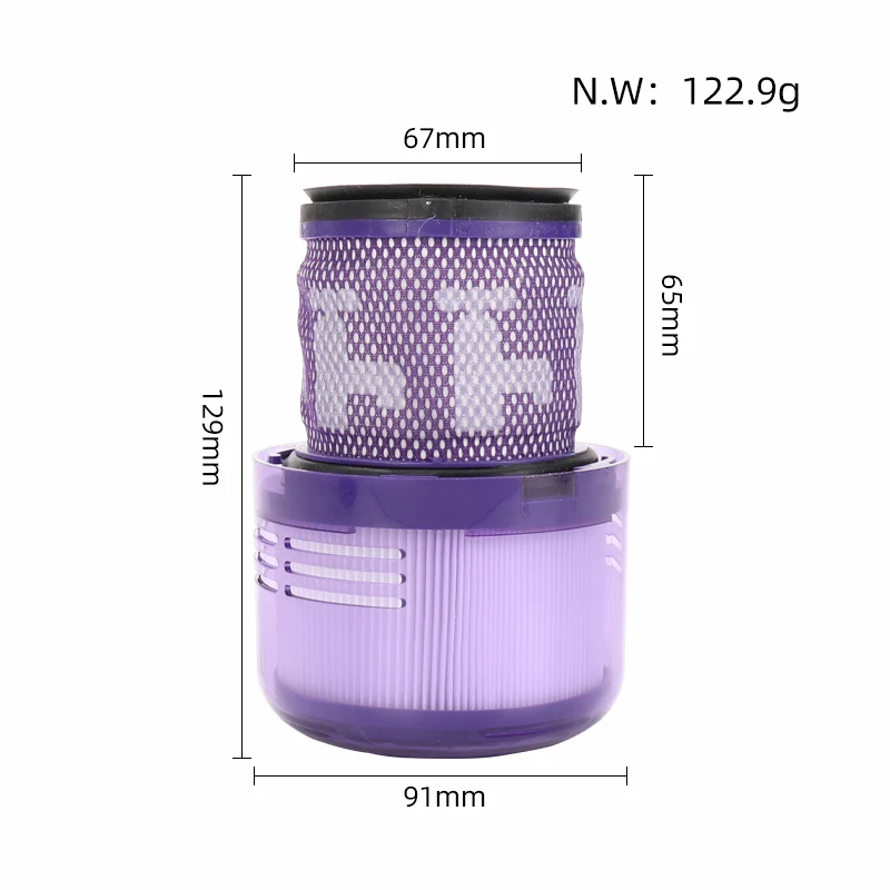 Hepa Filter For Dyson V11 V15 SV14 SV22 Cordless Vacuum Washable Replacement Filter Replacement Parts DY-970013-02 & 97001302