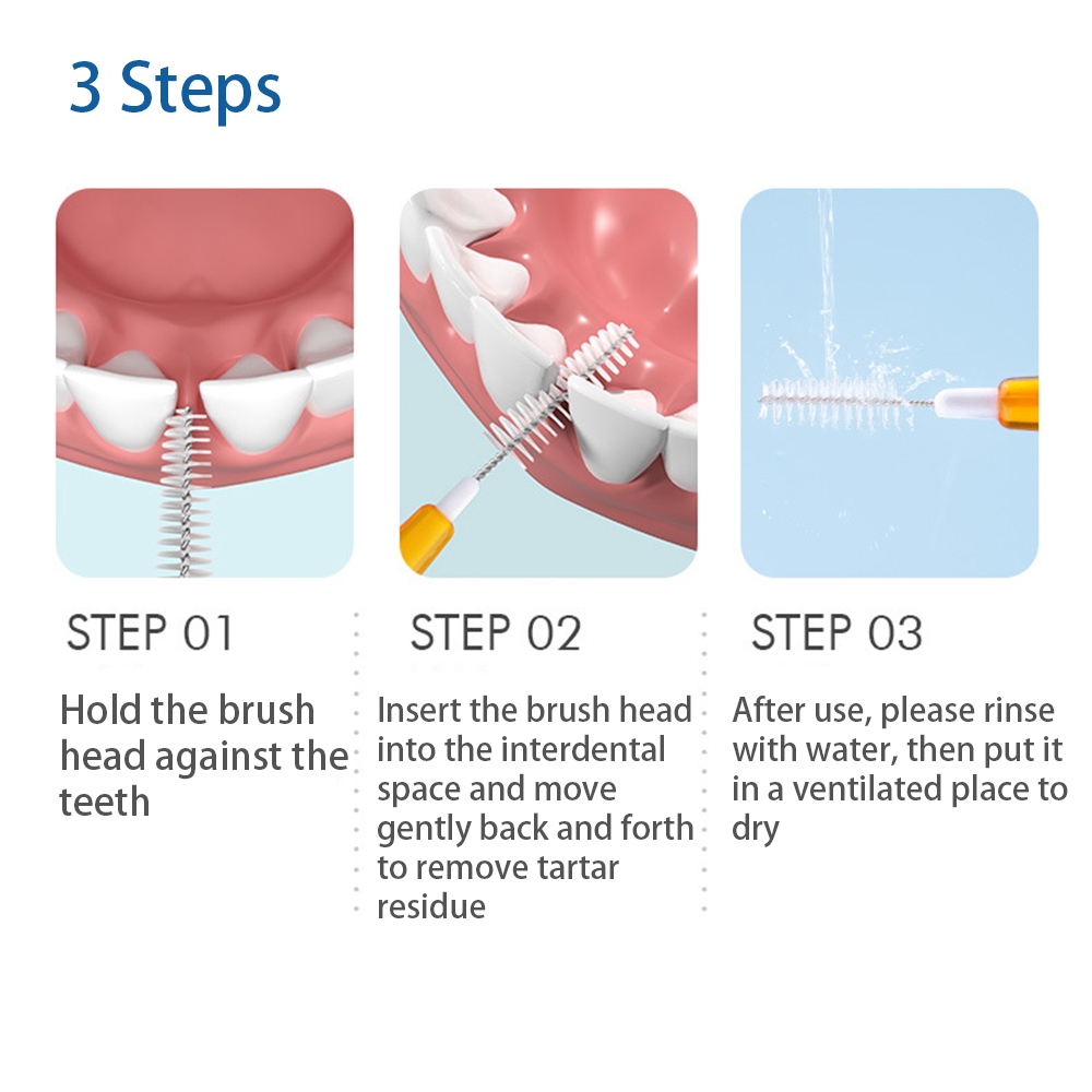 30 stks/doos Rager Tanden Reinigen Orthodontie Mondverzorging Tandenstoker Dental Tool Floss Orthodontische Tandenborstel Tandheelkunde