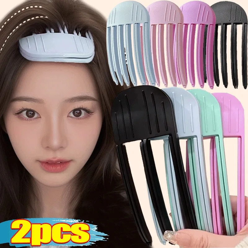 Horquilla esponjosa, flequillo rizado, pinzas para el cabello, pinzas para el cabello voluminizadoras, Clips de forma fija rizados para mujer, rodillo para el cabello con volumen a la moda
