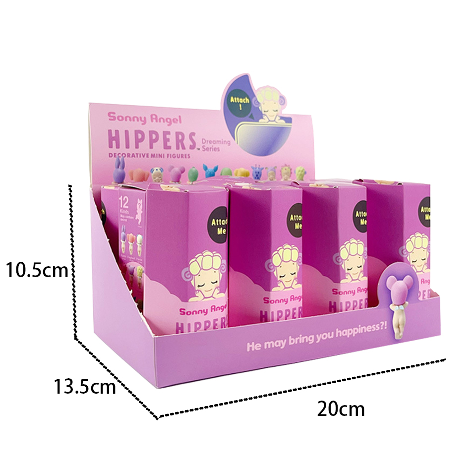 Sonny Angel In Stock Lying Down Hippers Action Figures Cute Mysterious Surprise Toy Anime Model Doll Children Christmas Gifts