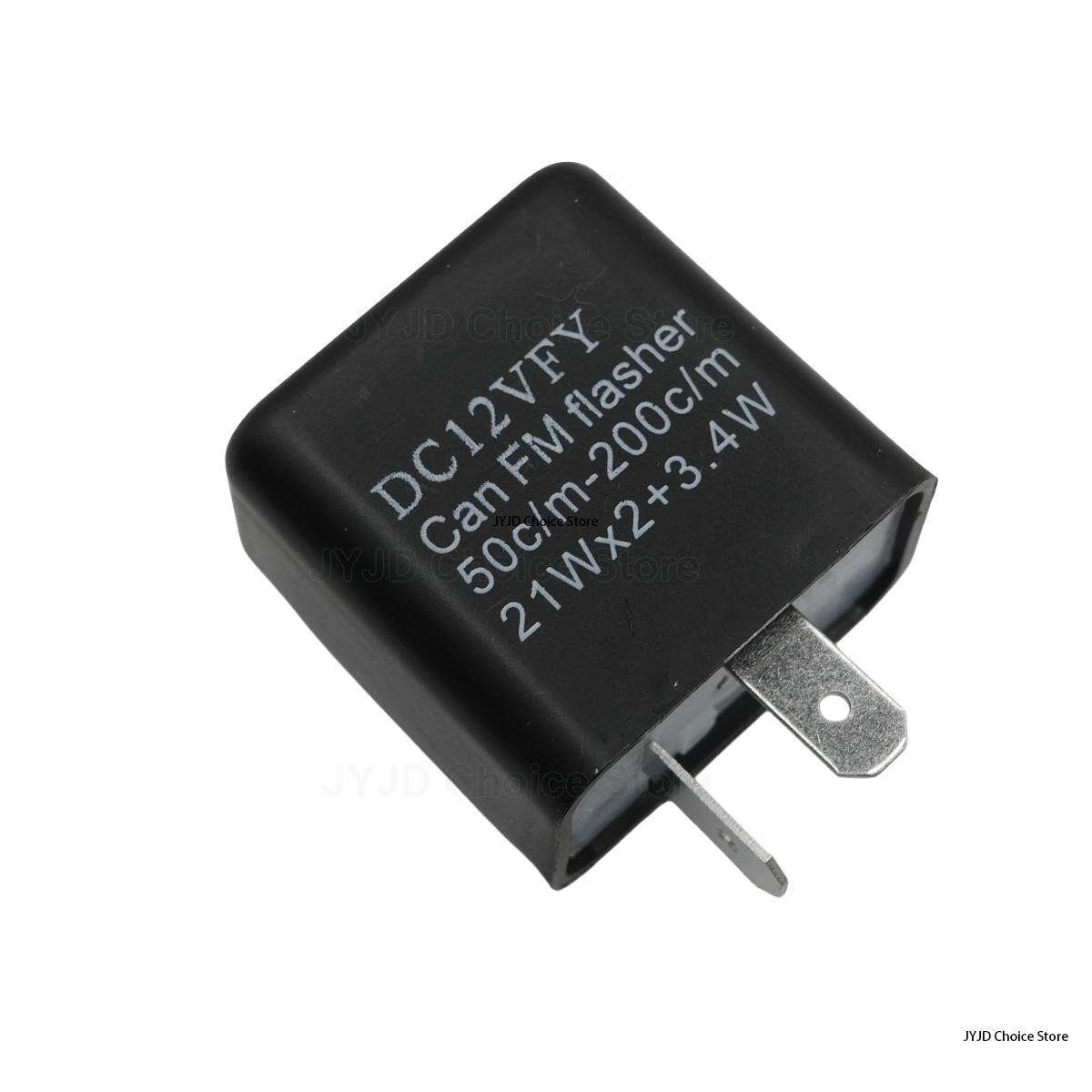 2 Pin 12V Speed Adjustable LED Electronic Flasher Relay for Motorcycle Turn Signal Direct Replacement Universal Hazard Warn JYJD