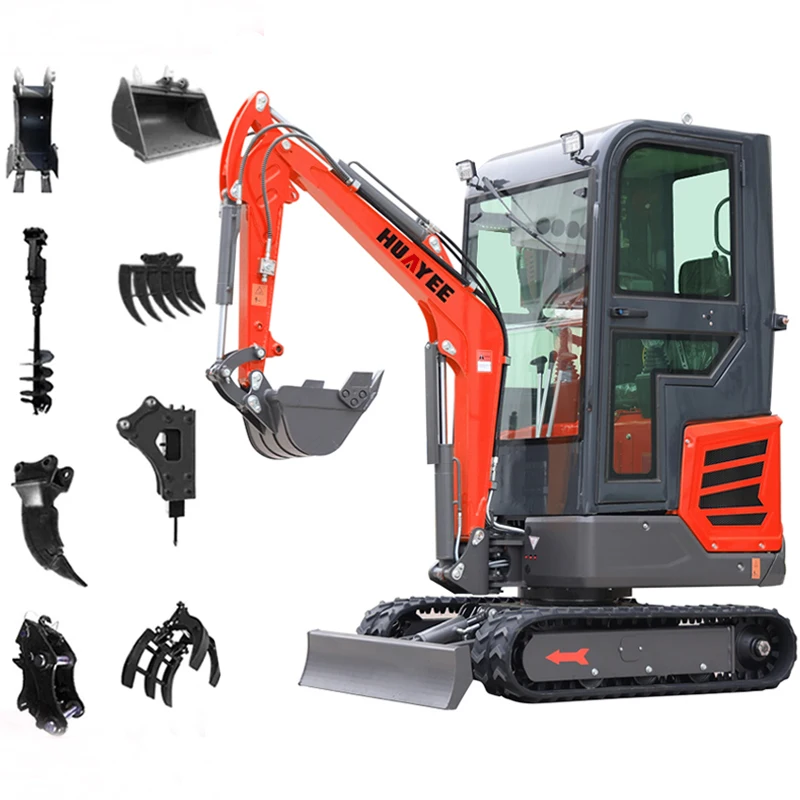 CE EURO 5 EPA Mini excavadora fabricante personaliza precio de excavadora pequeña precio barato multifuncional mini máquina excavadora