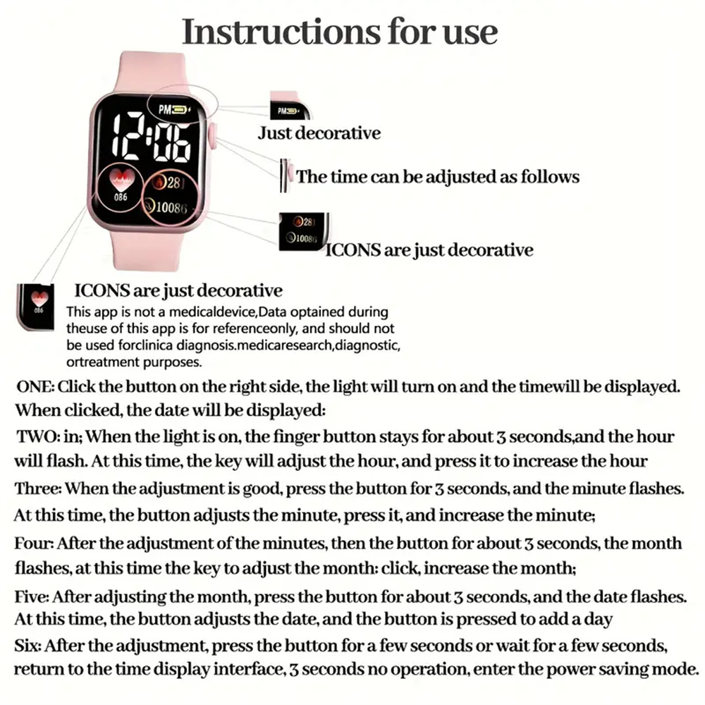 Novo relógio de figura led de desenho animado, pulseira de estudante infantil, relógio eletrônico de toque