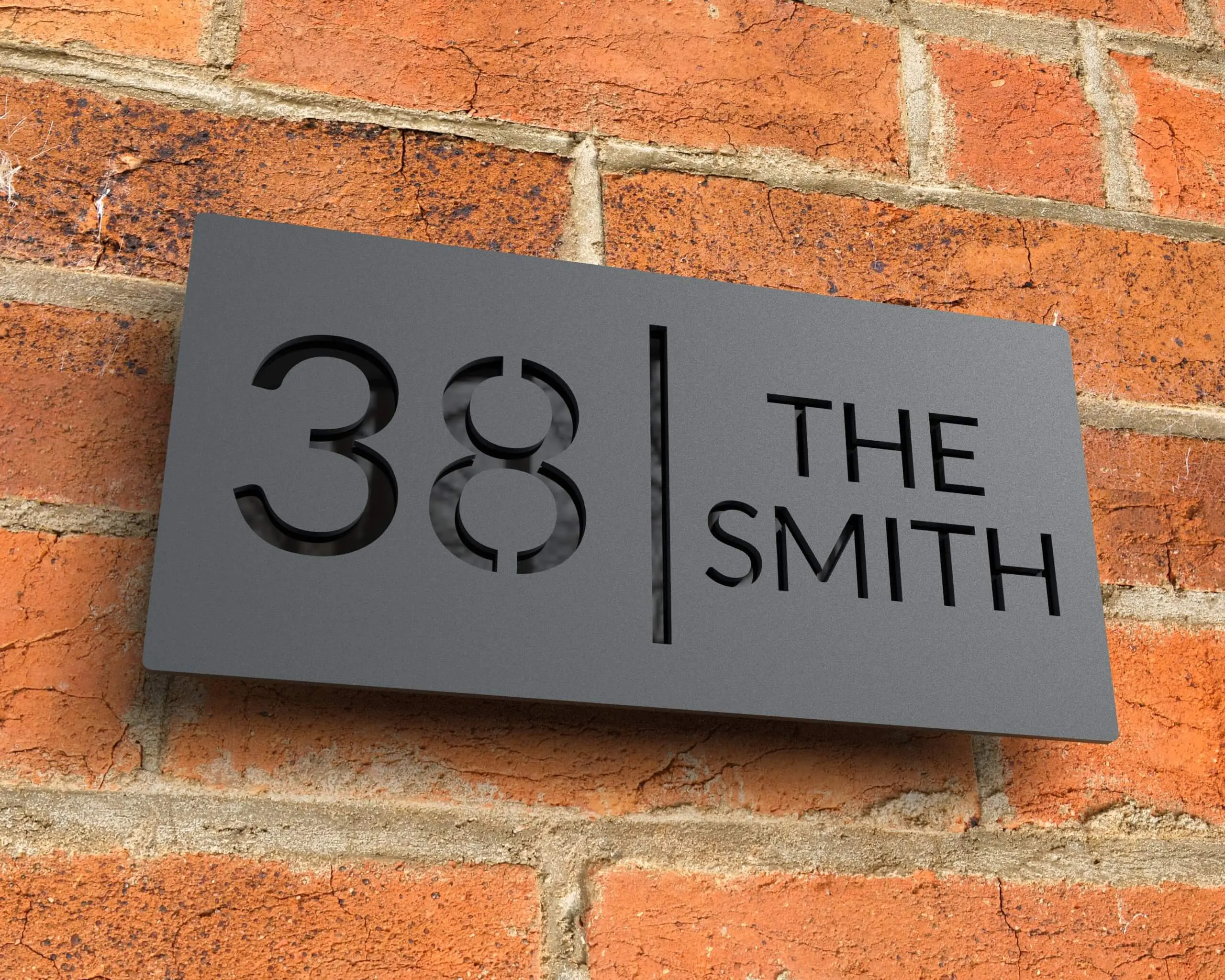 Personalized Design Mailbox Sign Custom Acrylic House Numbers Sign Address Plaque Floating 3D Letter Home Outdoor Name Plates