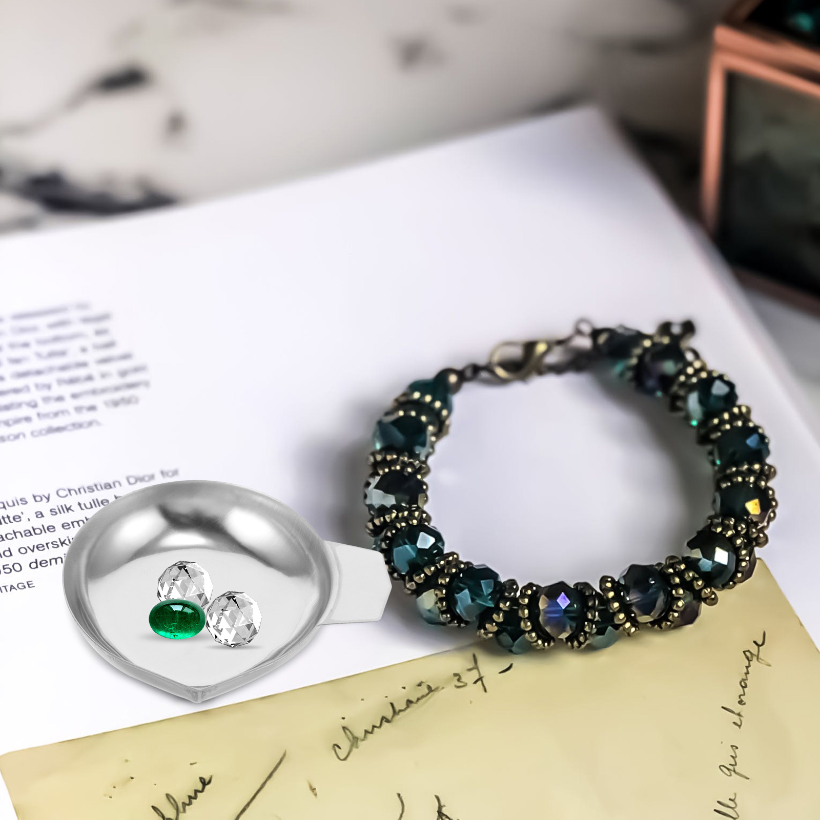 Diamond Weighing Pan Metal Scale Tray Jewelry Electronic Trays Powder Pans for Measuring Digital