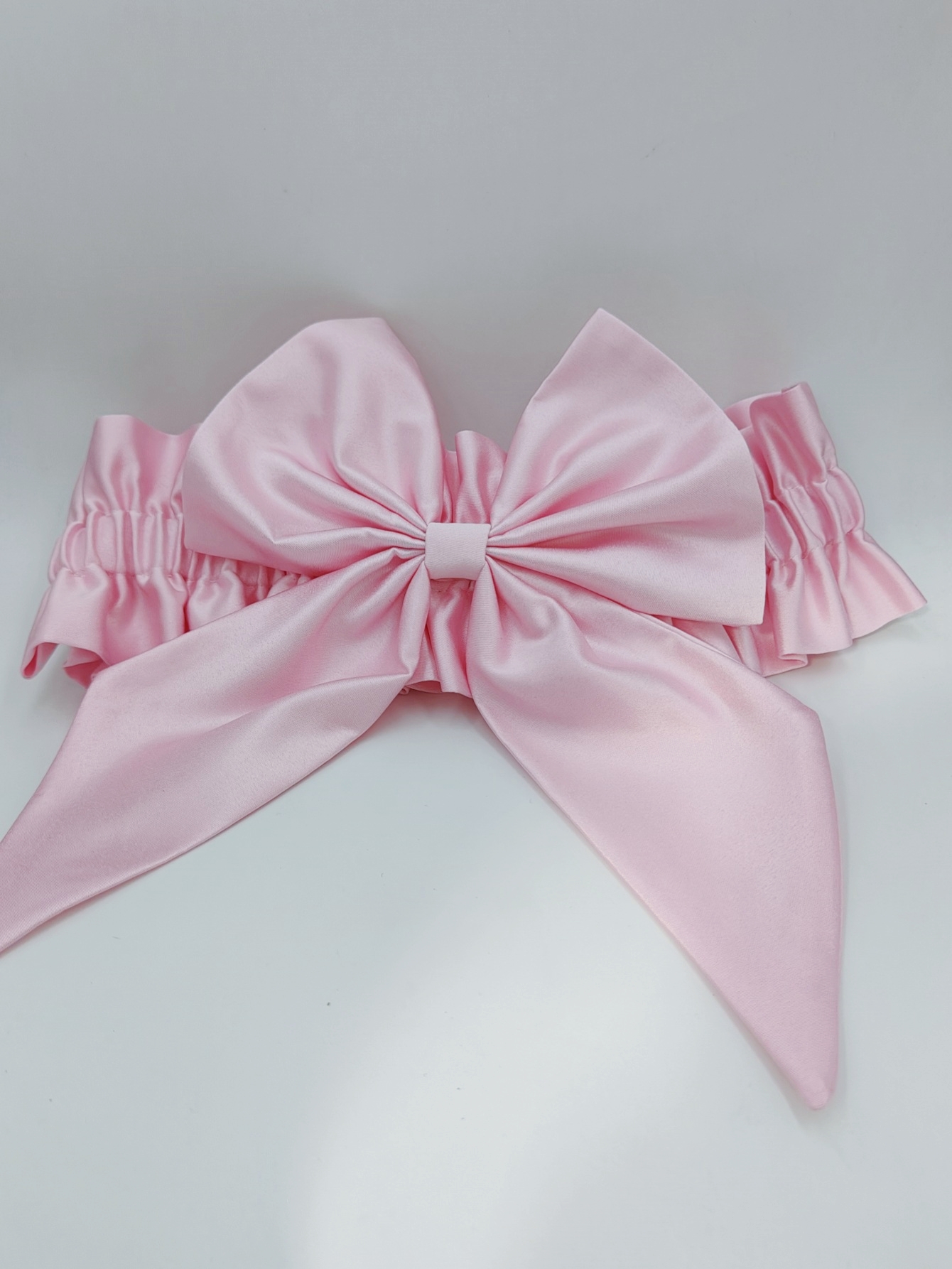 1 шт., атласный пояс, роскошная детская пеленка с бантом, аксессуары для фотосъемки новорожденных, шарф, занавеска, галстук, потертый детский свадебный бант