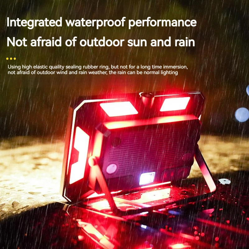 Lampada da campeggio a LED portatile proiettore ricaricabile ad alta potenza illuminazione di emergenza per esterni lampada da notte a sospensione impermeabile