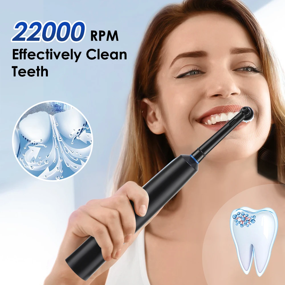 Intelligent Rotating Electric Toothbrush, Rechargeable Rotary Toothbrush Compatible with Oral B Replacement Electric Brush Heads