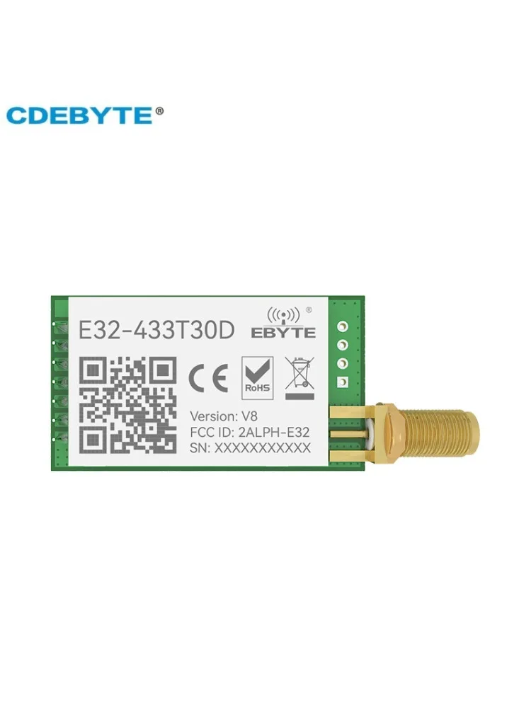 2 Stücke Lora Long Range UART 433 MHz 1 Watt SMA Antenne IoT Uhf E32-433T30D-V8.1 Wireless Transceiver Sender Empfänger Modul