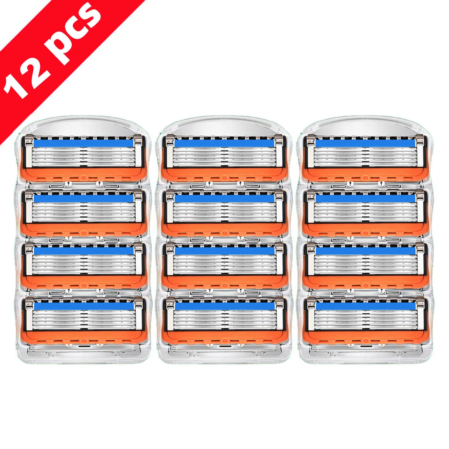 ใหม่ 5 ชั้นมีดโกนใบมีด,ใบมีดเปลี่ยน,VINTAGE เปียกโกนหนวดมีดโกน,ป้องกันผิวคลาสสิกมีดโกน