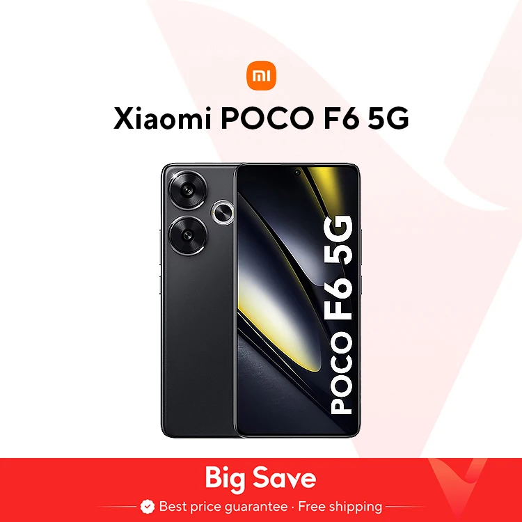 Anteprima mondiale POCO F6 Smartphone Versione globale Snapdragon ® 8s Gen 3 NFC 120Hz Flusso AMOLED 90W Turbo Ricarica batteria 5000mAh
