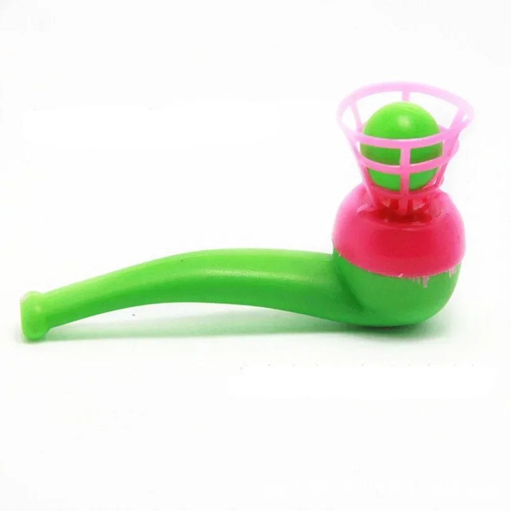 Bola de soplado de tubo de plástico para niños, juguetes para juegos al aire libre, juguetes educativos de entrenamiento de equilibrio, juguetes de aprendizaje, regalos divertidos, 3 uds.