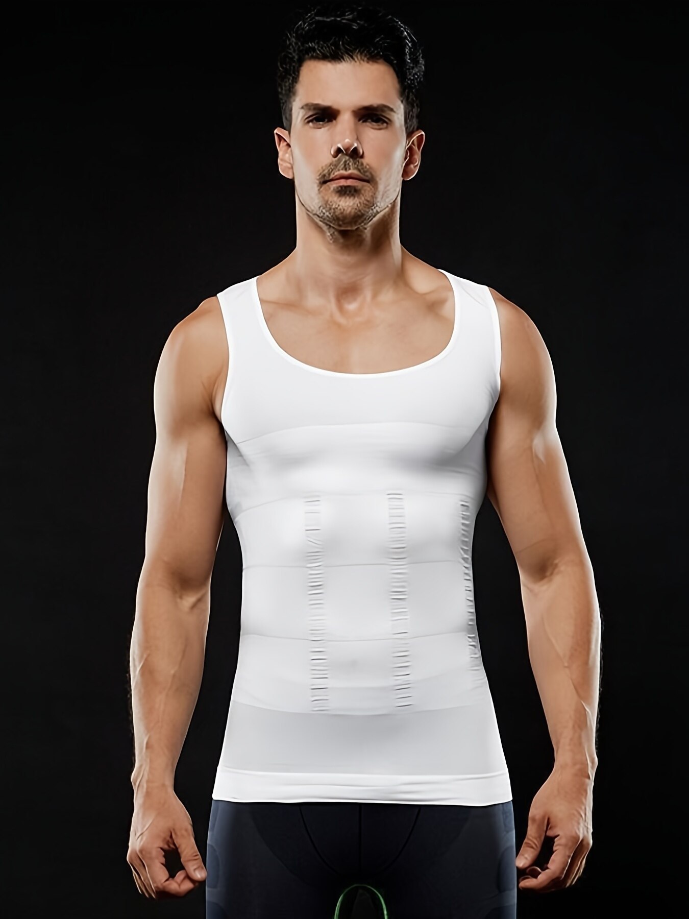Canotta da uomo a compressione Body Shaper, gilet dimagrante