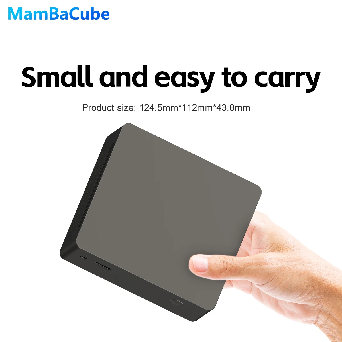 MamBaCube N9E Mini PC Intel N150 Win11 Pro 8GB 16GB DDR4 256GB 512GB SSD WiFi 5 Portable Compact Desktop Home Office Computer