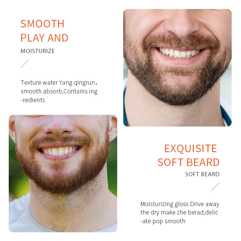 Natürliche Männer Bart Wachstum Roller Kit Männer der Bart Wachstum Öl Pflegende Enhancer Bart Öl Spray Anti Haarausfall Mit Bart Roller