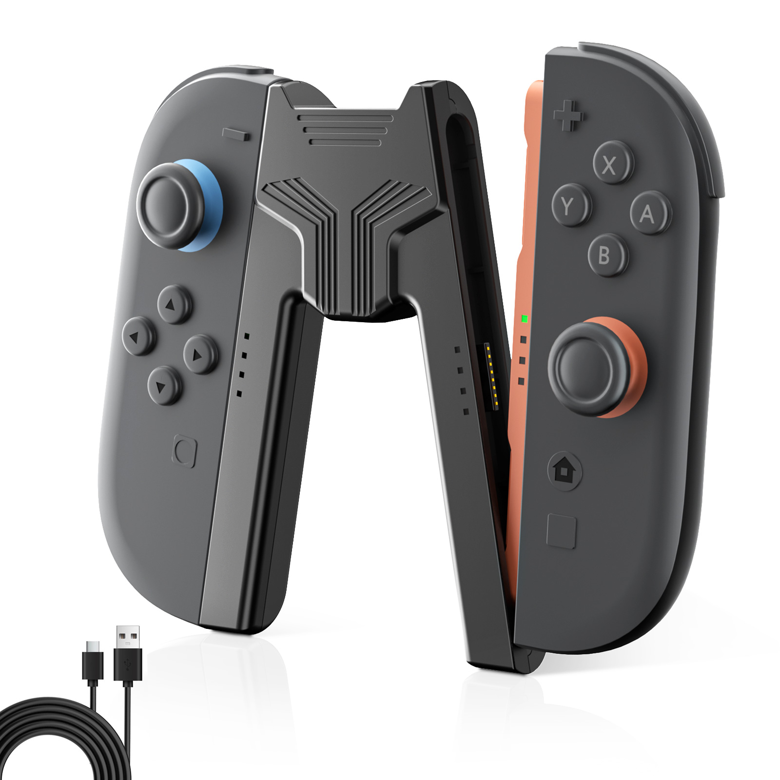 Charging Grip Bracket for Switch 2/1 Joycon Handle Gaming Controller Grip Charging Station for Nintendo Switch Accessories