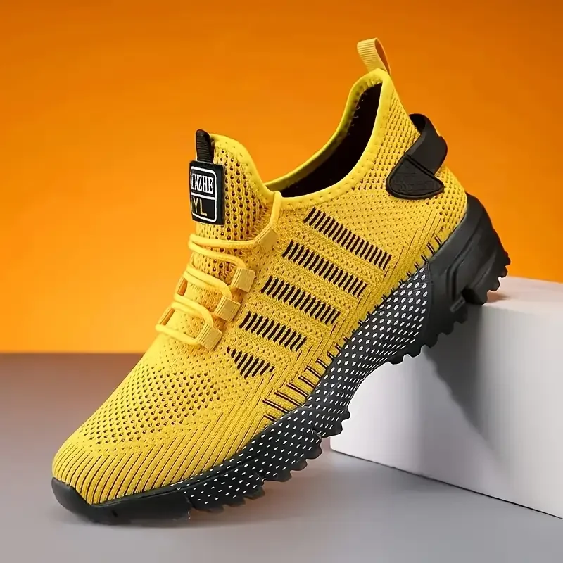 Nuevo 2025 zapatos para correr para hombre, zapatos deportivos transpirables para exteriores, zapatillas ligeras para hombre, calzado de entrenamiento atlético cómodo