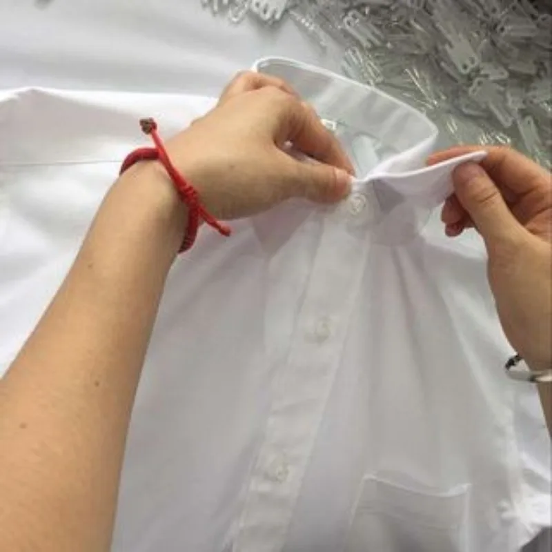 1000 peças fabricantes acessórios de camisa peça de borboleta gola de camisa permanece peça de cinta
