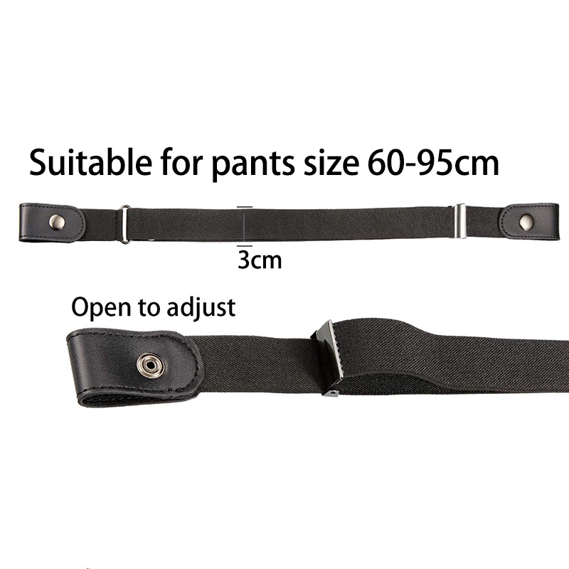 Cinturón sin hebilla para pantalones vaqueros, vestidos, cinturón elástico sin hebilla a la moda para mujeres/hombres, sin bulto, sin complicaciones