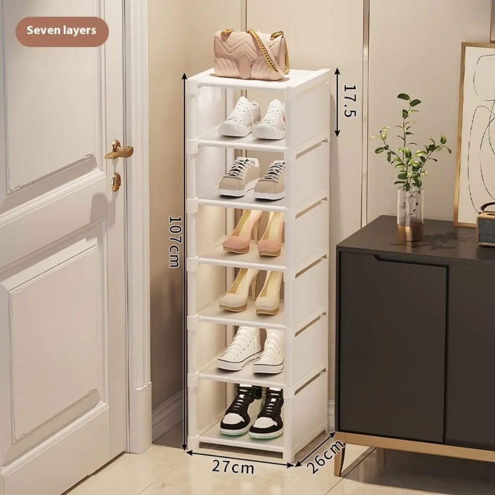 Shoe Shelf  Multiple Layers Multi Layer Installation Shoemaker For Wall Corner Stackable Shelf Space Saving Adjustable Shoe Rack