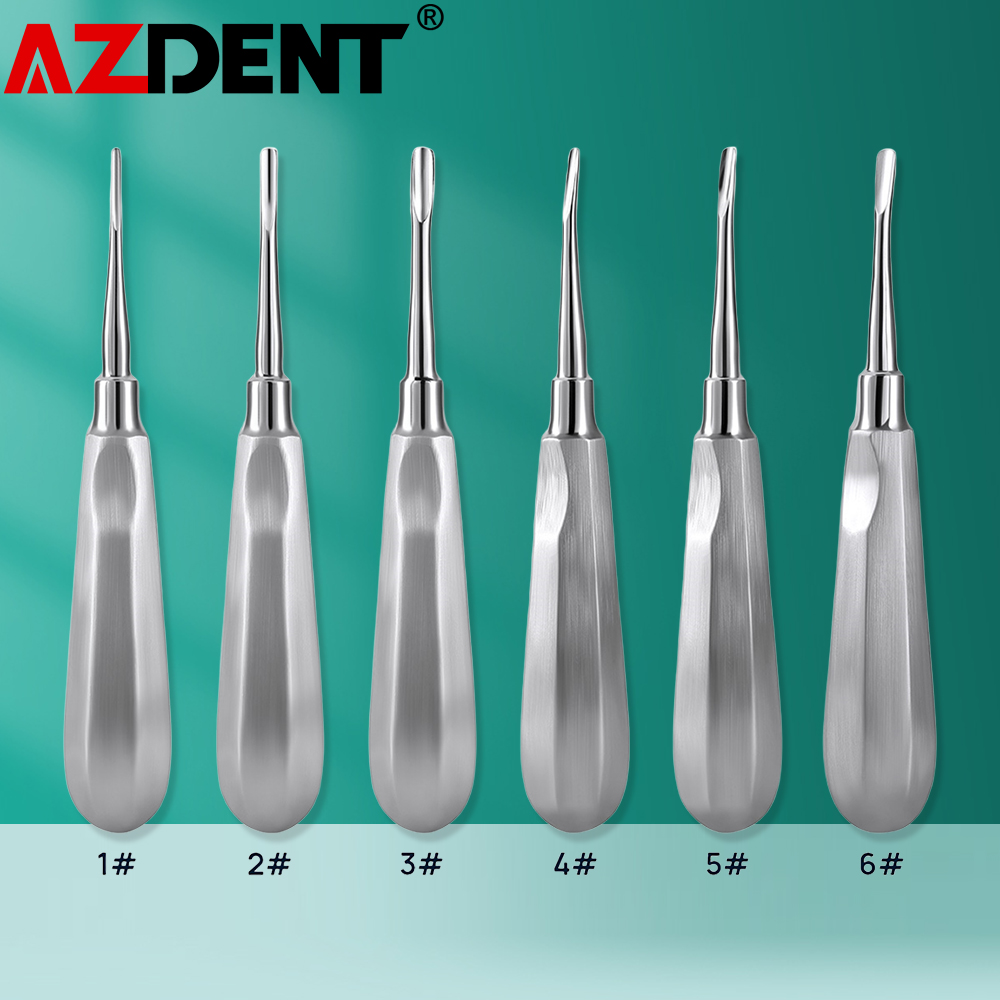 1 шт. Azdent стоматологический лифт из нержавеющей стали стоматологический инструмент хирургический инструмент инструмент для удаления зубов прямой изогнутый лифт для зубов
